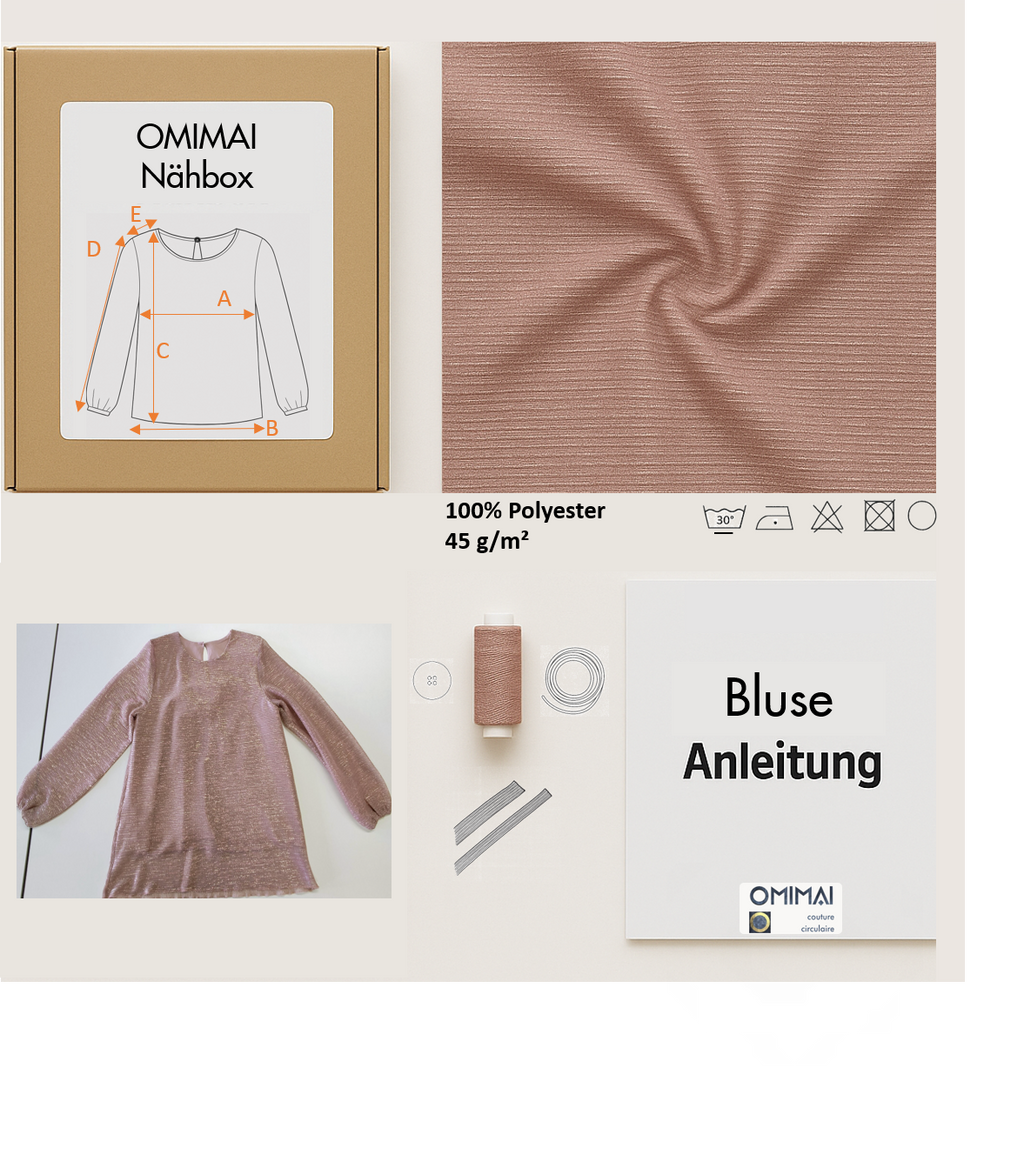 Bluse OMIMAI N7 DIY-Nähbox