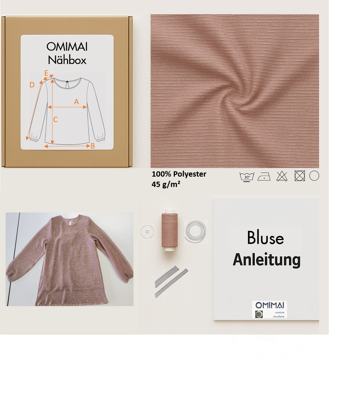 Bluse OMIMAI N7 DIY-Nähbox