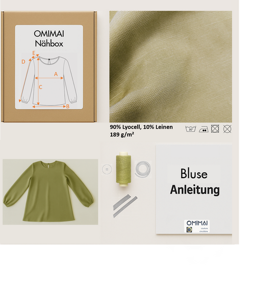Bluse OMIMAI N7 DIY-Nähbox