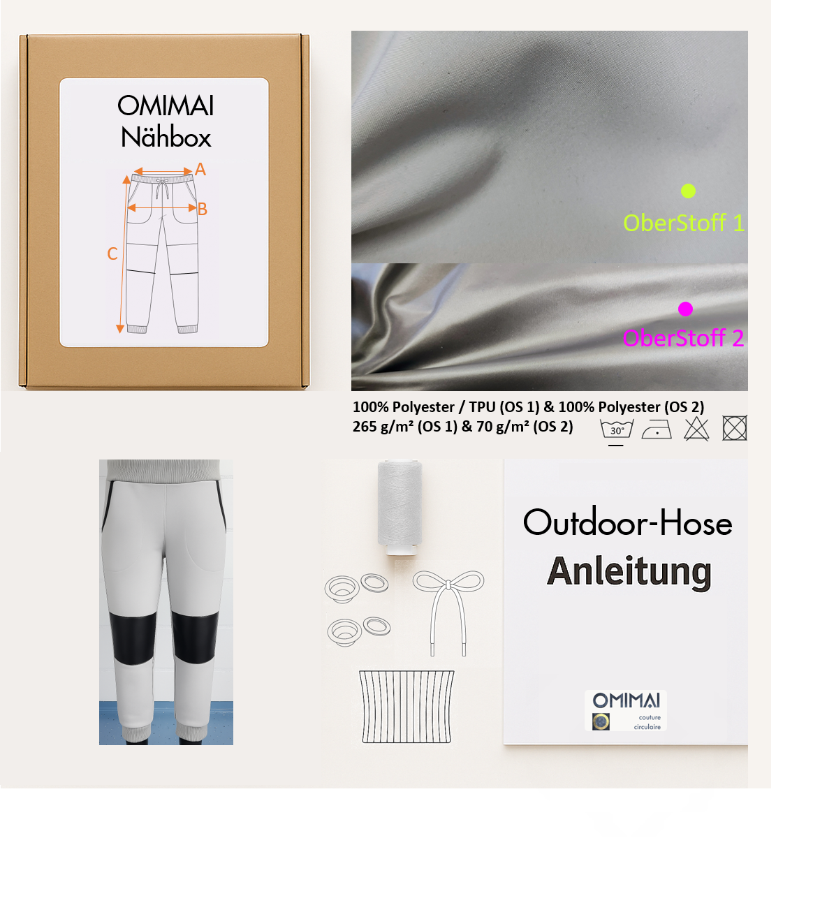 Outdoor Hose OMIMAI N12 DIY-Nähbox