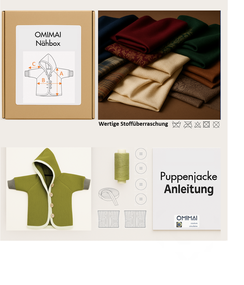 Puppenjacke OMIMAI N1 DIY-Nähbox