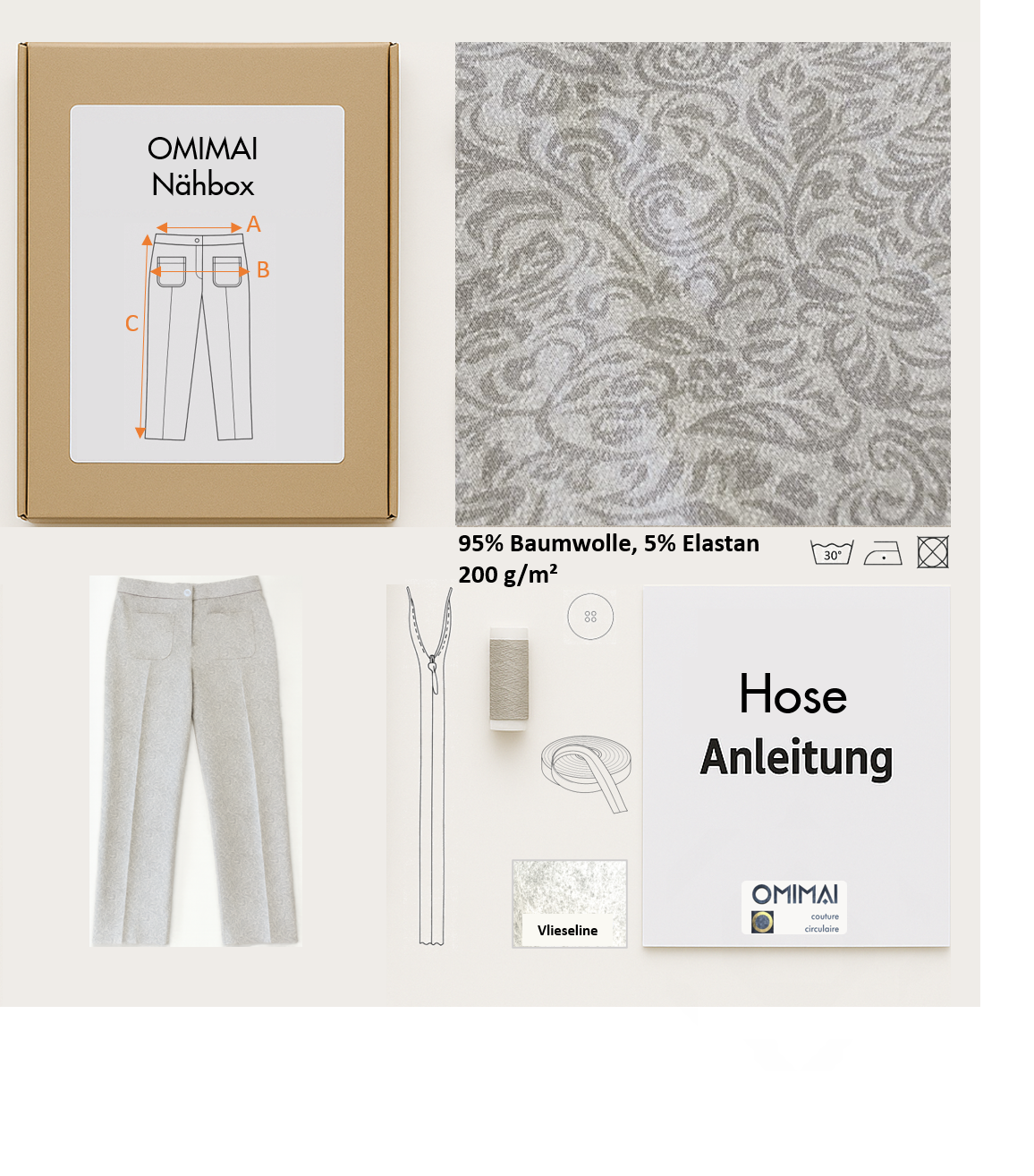 Hose OMIMAI N3 DIY-Nähbox