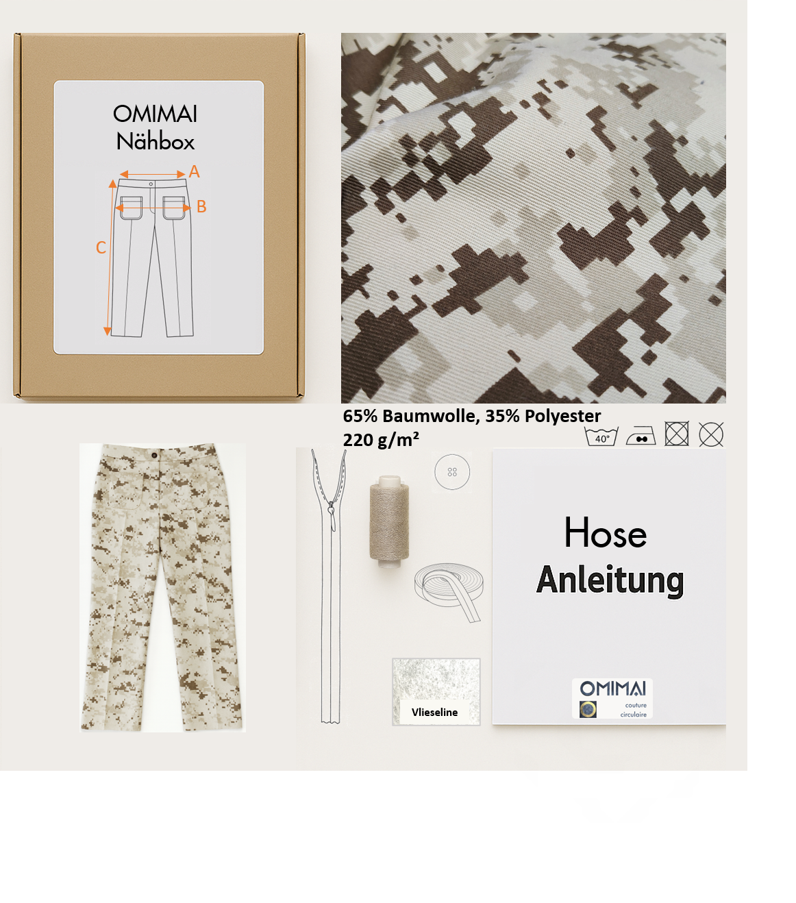 Hose OMIMAI N3 DIY-Nähbox