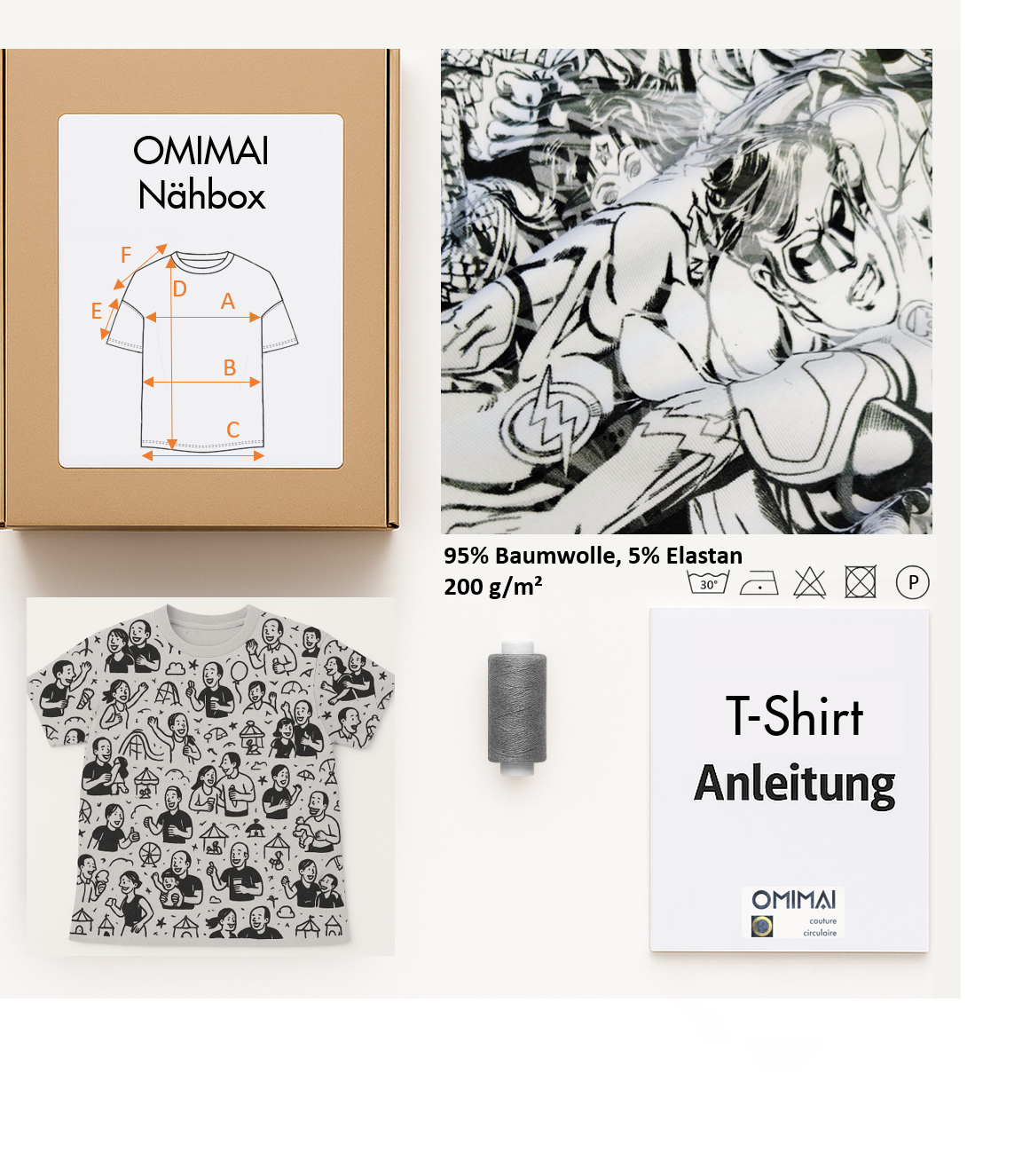 T-Shirt OMIMAI N4 DIY-Nähbox