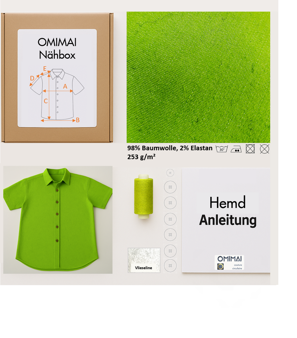 Hemd OMIMAI N6 DIY-Nähbox