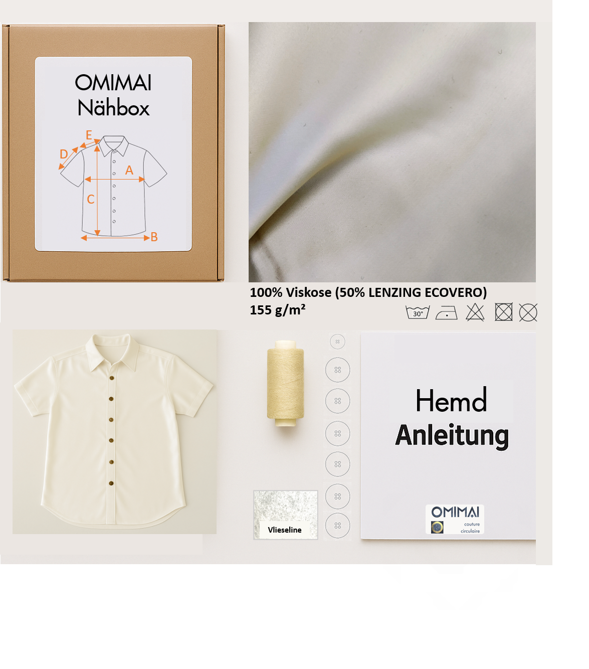 Hemd OMIMAI N6 DIY-Nähbox