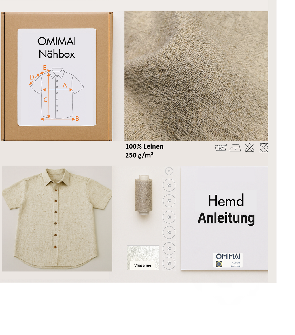 Hemd OMIMAI N6 DIY-Nähbox