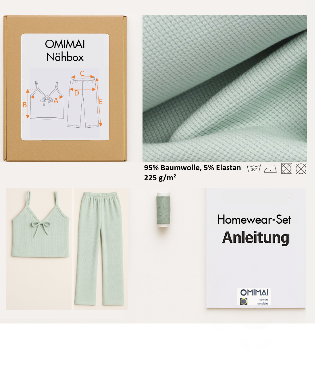 Homewear Set OMIMAI N9 DIY-Nähbox