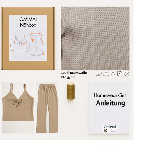 Homewear Set OMIMAI N9 DIY-Nähbox