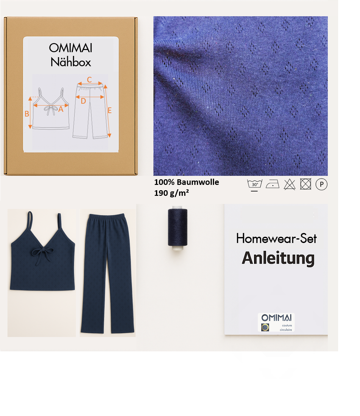 Homewear Set OMIMAI N9 DIY-Nähbox